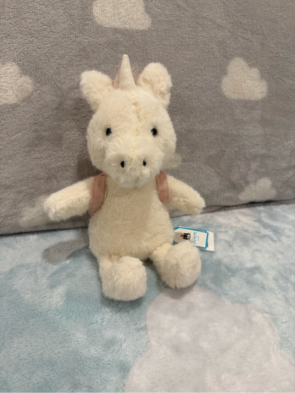Jellycat Backpack Unicorn BNWT Retired - Authentic